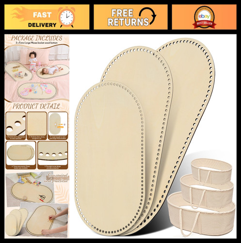 Large moses basket with - large,