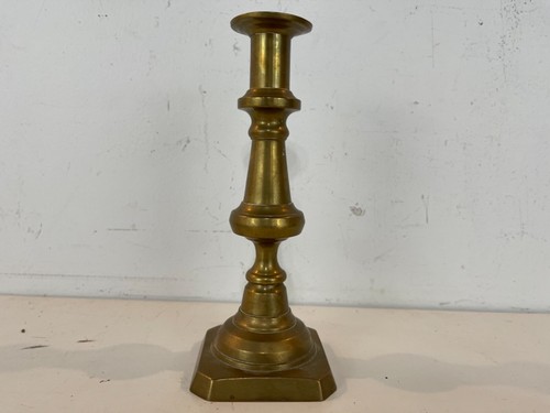 Antique brass push - brass,