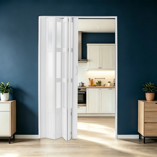 48x80inch accordion door pvc - accordion,