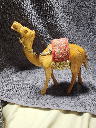 Vintage hand carved wooden - carved,
