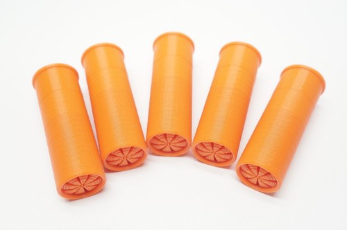 12ga snap caps - orange, safety