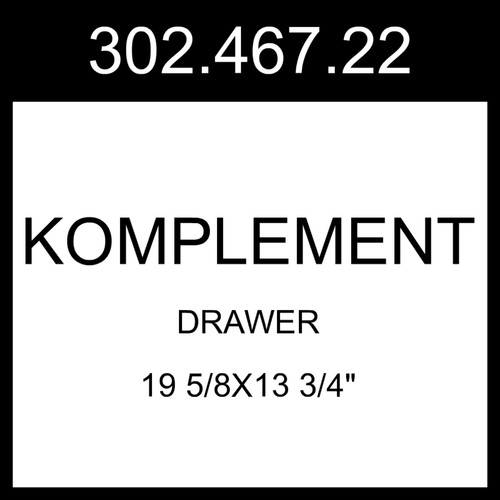 Ikea komplement drawer white - komplement,