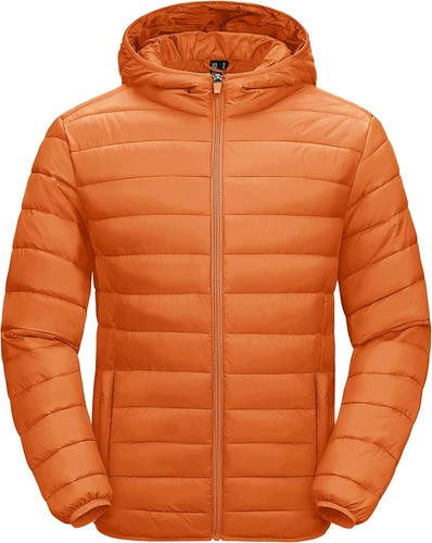 Men hooded puffer - hooded, jacket