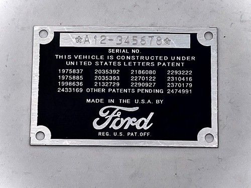 Stamped ford car pickup - stamped, or