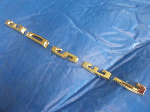 1958 edsel gold chromed - gold, re-chromed
