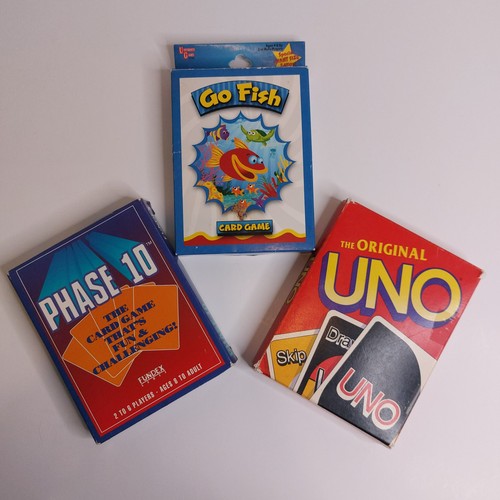 Vintage card game lot uno - card,