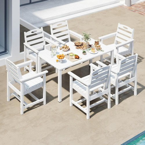 Domi 7pcs hdpe outdoor patio - outdoor,
