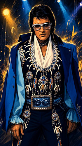 Elvis presley concert poster - elvis,