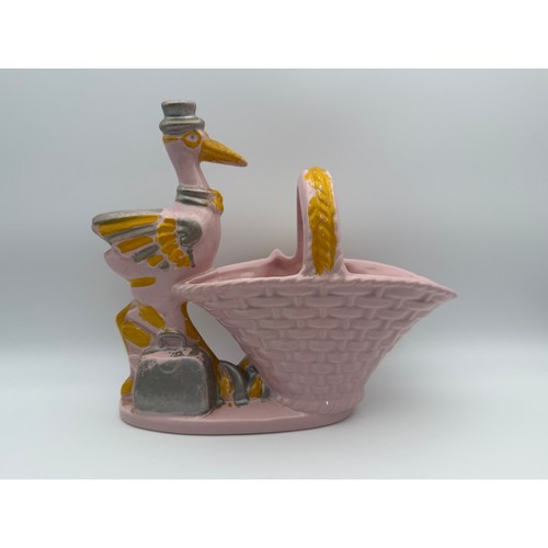 Vintage haeger usa pink stork - vintage,