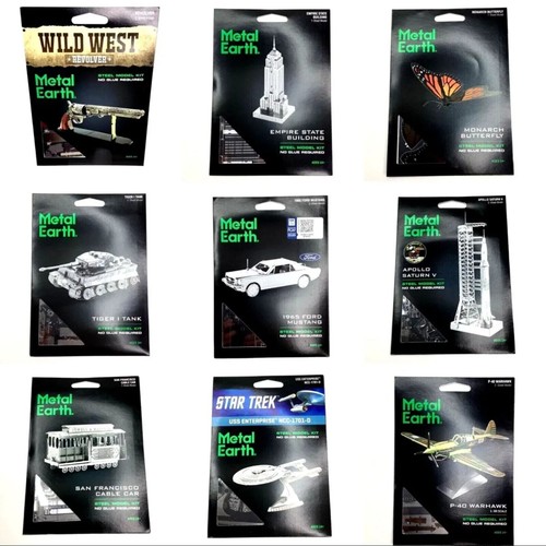 Metal earth model kits - metal,