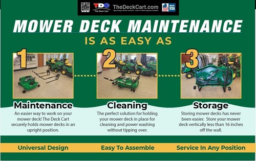 Lawn mower deck cart john - lawn,
