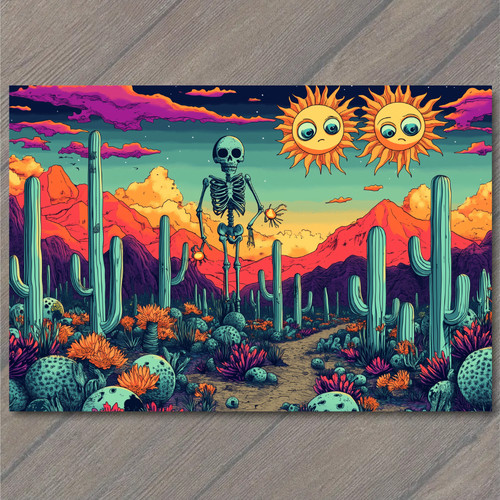 Art print surreal cactus - surreal,