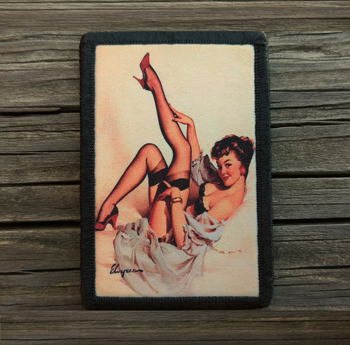 Vintage pinup girl morale - vintage,