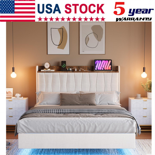Full queen king - king, upholstered
