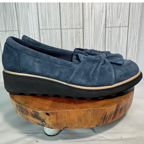 Clarks sharon dolly navy blue - clarks,