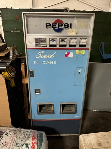 Antique pepsi machine - antique,