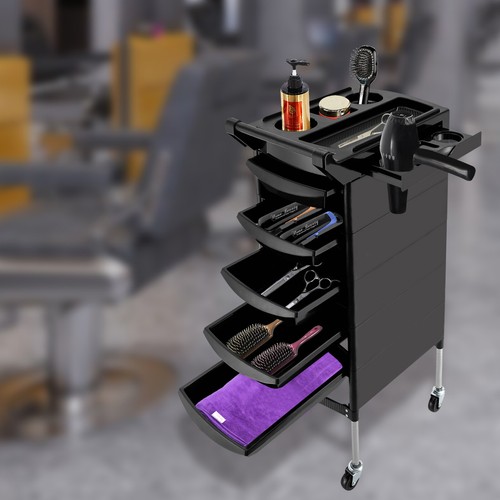Drawer rolling barber beauty - 5-drawer,