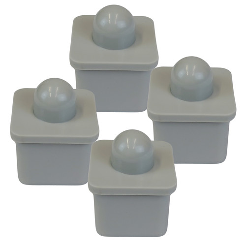 Replacement end plugs aluminum - end,