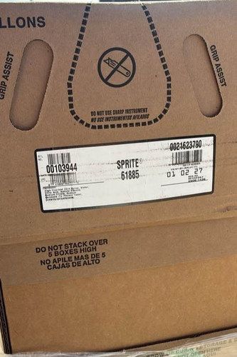 Sprite gallon soda syrup - gallon,
