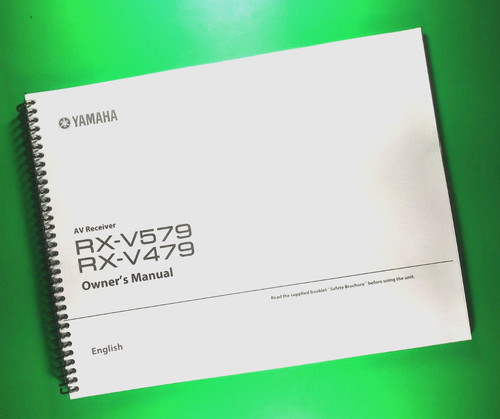 Owners manual for yamaha - owners,