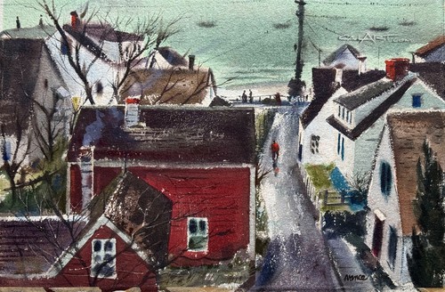 1940s painting miller hill - miller,