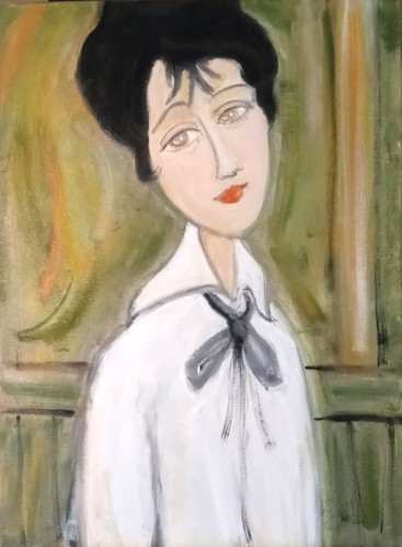 Portrait woman stylized - of,
