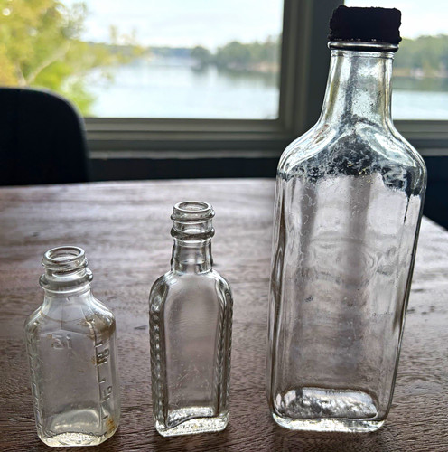 Lot clear glass - 7,