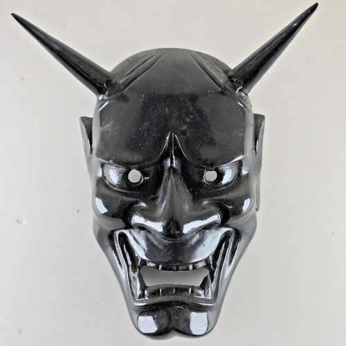 Large heavy metal hannya mask - heavy,