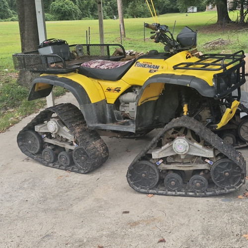 Mattracks honda 450 foreman - on,
