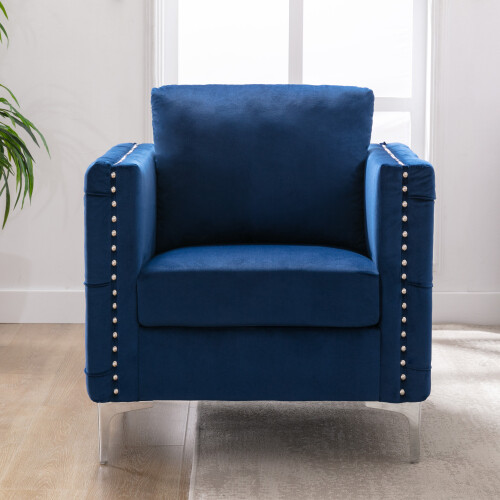 Modern accent chair velvet - accent,