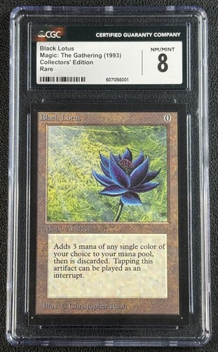 Black lotus cgc 1993 - lotus, 8
