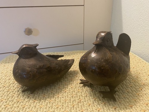 Vintage pair birds - vintage, (2)birds