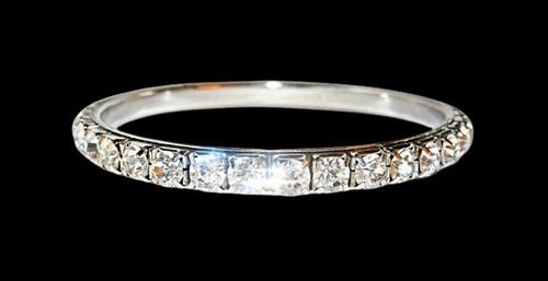 Vintage bling icy rhinestone - vintage,