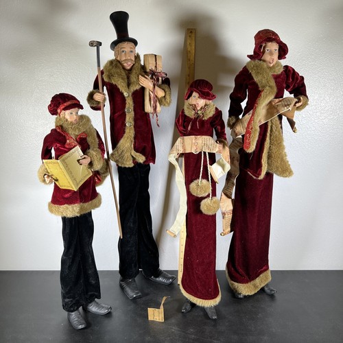 Vintage christmas carolers - carolers, set