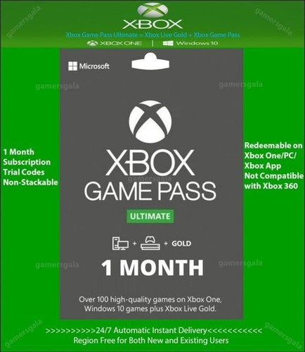 Xbox game pass ultimate 1 - ultimate, –