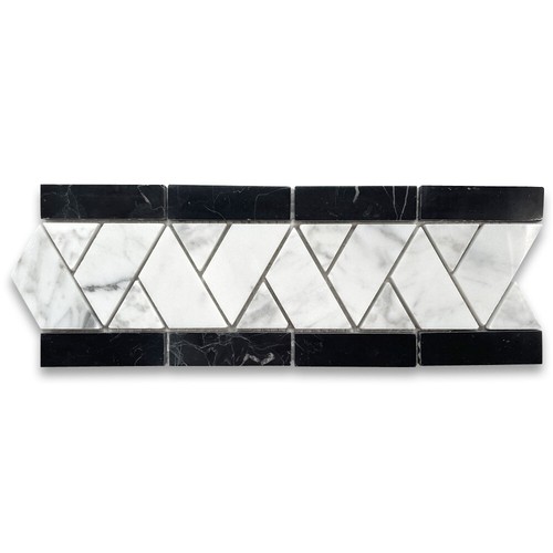 C71bxp mosaic border carrara - c71bxp,