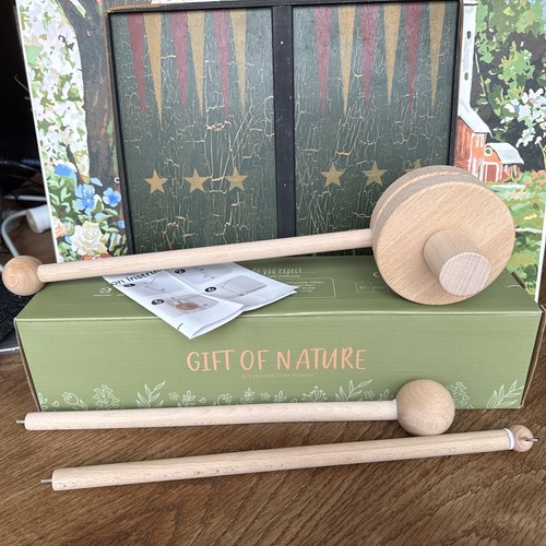 Wooden crib mobile - wooden,