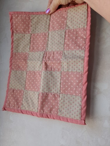 Handmade dollhouse quilt - handmade,