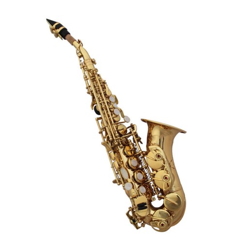 Curved soprano saxophone brass - curved,