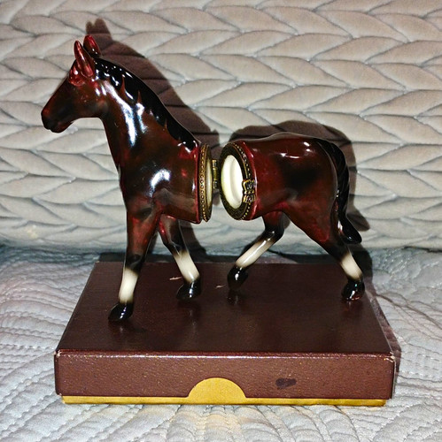 Vintage style enameled metal - enameled,