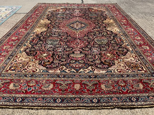 9x12 blue oriental rug - blue,
