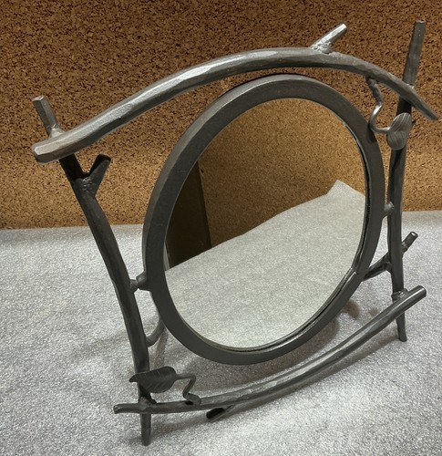 Hand forged wrought iron table - hand,