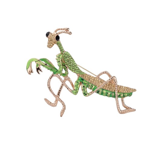 Green big praying mantis - green,