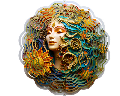 Radiant sun goddess - sun,