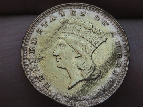 1880 gold indian princess - $1,
