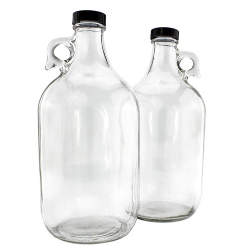Gallon clear glass beer - 1/2,