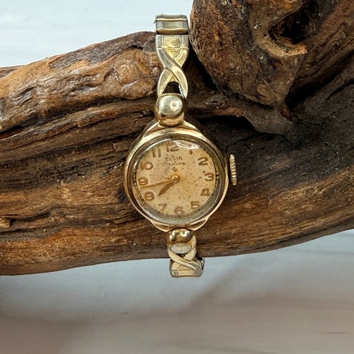 Vintage elgin luxe 10k gf - de,