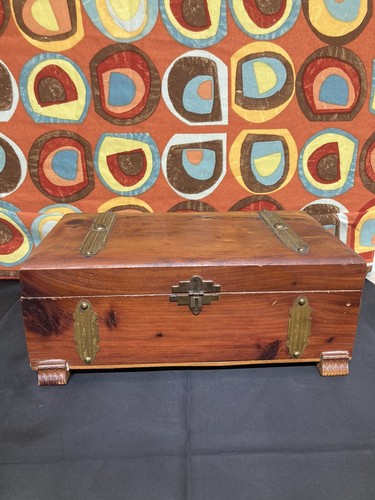 Vintage cedar chest with - vintage,