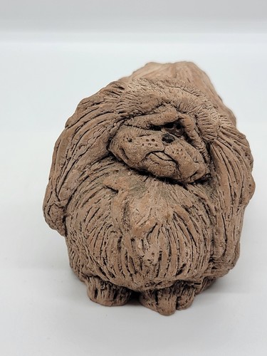 Pekingese dog puppy figurine - dog,