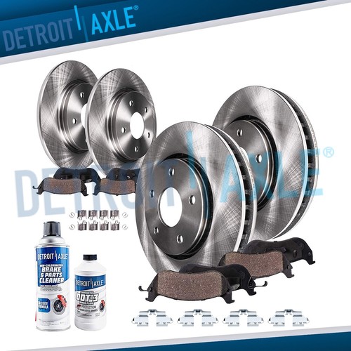 Front rear disc brake rotors - rear,
